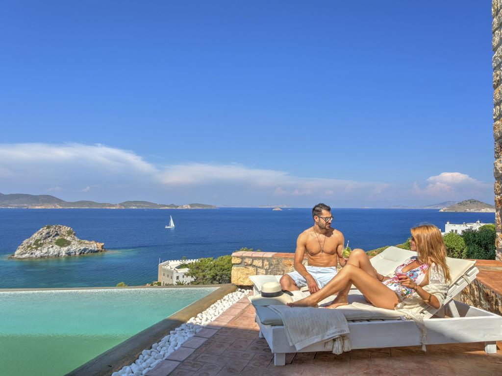 Eirini Luxury Hotel Villas Grikos Bay  Ngoại thất bức ảnh