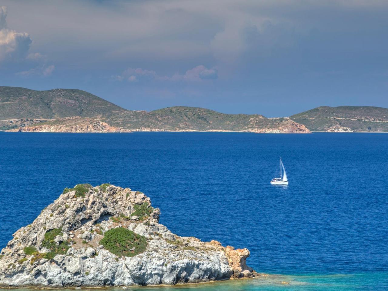 Eirini Luxury Hotel Villas Grikos Bay  Ngoại thất bức ảnh